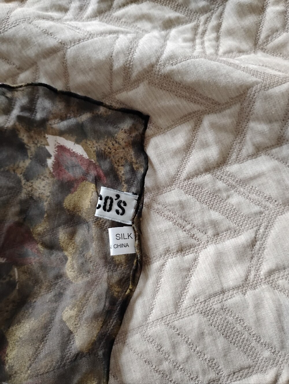Leopard Print Long Sleeve Women's Top - Tan/Brown - Picture 5 of 5
